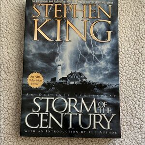 'Storm of the Century' Book - Black and Gray